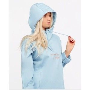 ADIDAS HOODIE EQT WOMENS LARGE LONG SLEEVE BLUE MSRP $90 NEW